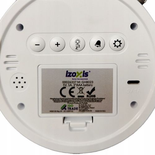 Budzik Elektroniczny Zegar Cyfrowy Retro Głośny Wyraźny Klasyk Stojący LED na Arena.pl