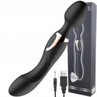 Wibrator Damski Erotyczny Masażer Łechtaczki Dwustronny 2w1