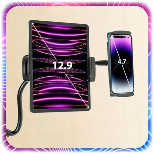 STOJAK NA TELEFON TABLET BIURKOWY Uchwyt Statyw do 13" PRZYKRĘCANY do Stołu na Arena.pl