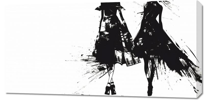 Obraz 100x50cm Atramentowy Przerys zdjęcie 1