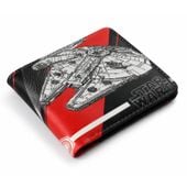 Millenium Falcon | 13 cm | Eko-Skóra | Portfel Filmowy | Star Wars