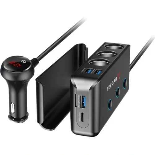 ROZDZIELACZ GNIAZDA ZAPALNICZKI FEEGAR 12-24V USB na Arena.pl
