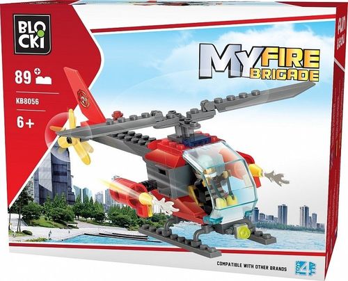 Blocki Klocki  MyFireBrigade 89 elementów - Helikopter na Arena.pl