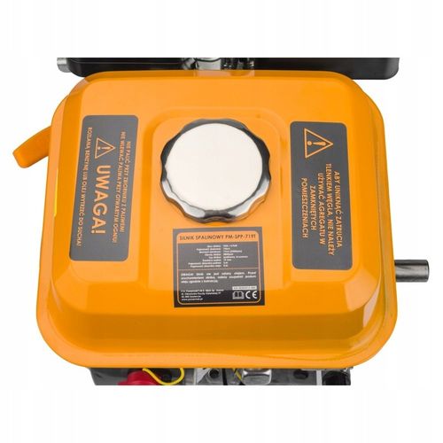 SILNIK SPALINOWY 7KM WAŁEK 19MM GX160 DO ZAGĘSZCZARKI AGREGATU OHV POWERMAT na Arena.pl