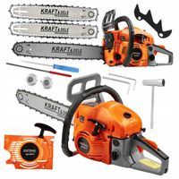 Piła spalinowa pilarka łańcuchowa 5,9km 2x łańcuch/prowadnica KD10613