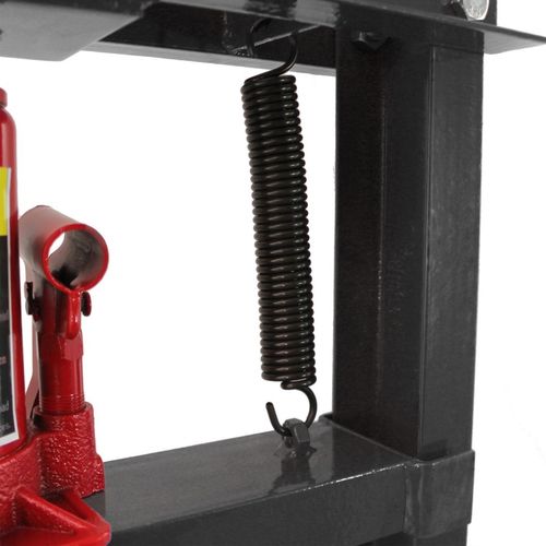 19526 Czarna prasa hydrauliczna warsztatowa 12-tonowa stabilna na Arena.pl