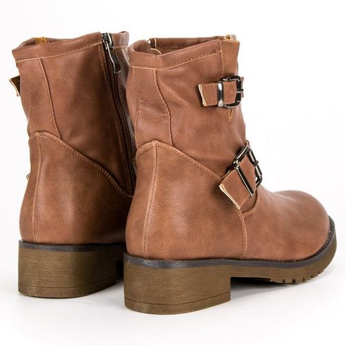 Brązowe botki bikery r.41 na Arena.pl