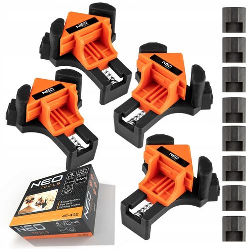 NEO ŚCISK KĄTOWY DO NAROŻNIKÓW DREWNA STOLARSKI ŚCISKI UCHWYT MEBLI na Arena.pl