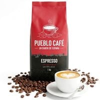 Kawa ziarnista Pueblo Cafe Espresso 1kg Klasyczna Intensywna