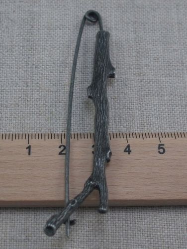AGRAFKA ozdobna BROSZKA gunmetal [A006] na Arena.pl