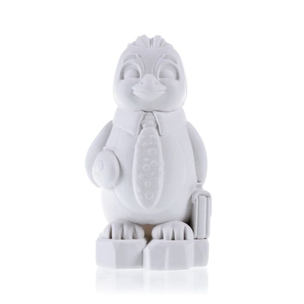 Kolorowanka 3D Pingwin Figurka gipsowa + farbki zdjęcie 3