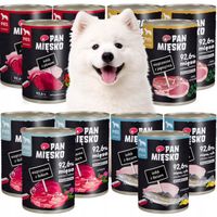 Pan Mięsko karma mokra dla psa mix 400g x 12 sztuk
