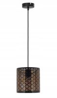 Lampa wisząca dekoracyjna Reality Tuluza Ø20cm czarna metal E27 60W