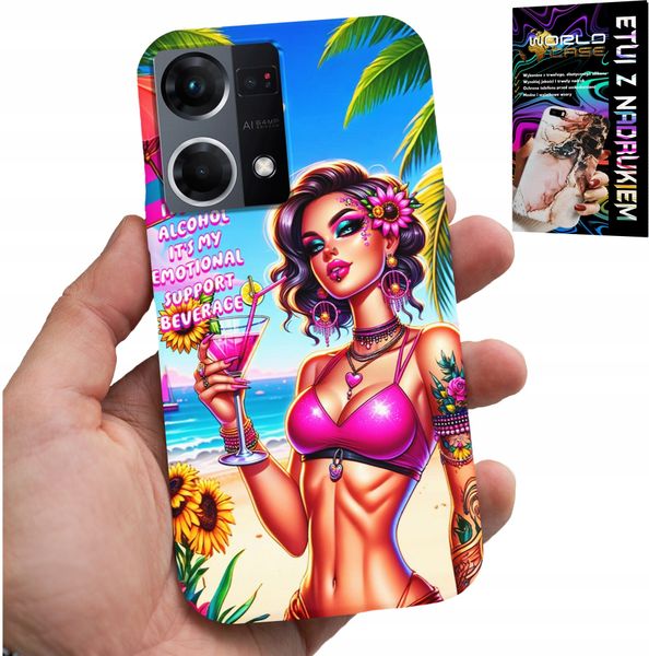 ETUI DO OPPO RENO7 4G - IT'S NOT ALCOHOL IT'S MY EMOTIONAL CASE zdjęcie 1