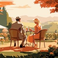 Plakat 90x90cm Retro Randka