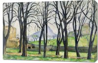 Obraz 90x60cm Chestnut Trees, Paul Cezanne Vintage do Salonu