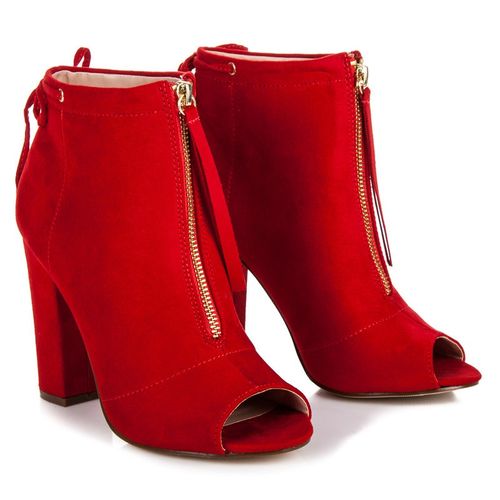 Botki na suwak open toe r.40 na Arena.pl