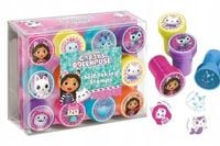 KOCI DOMEK GABI STEMPELKI SAMOTUSZUJĄCE pieczątki z postaciami bajki