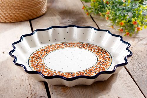 FORMA DO PIECZENIA TARTY ceramiczna 32 cm na Arena.pl