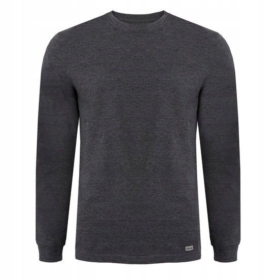 Longsleeve męski antracytowy Bastian Rozmiar - 3XL zdjęcie 1