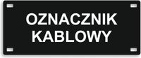 Oznaczniki kablowe tabliczki energetyczne na złącza kablowe Z GRAWEREM