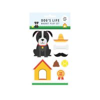 Magnesy Magnet & Steel Pies Wielokolorowy Metal 9 Części