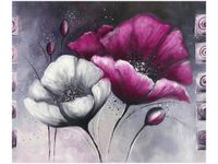 60X50CM MALOWANE MAKI OBRAZ ŚCIAN DREWNIANE