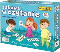 Gra Zabawa W Czytanie Nauka Czytania 112 Kart Edukacyjnych Do Nauki Czytani