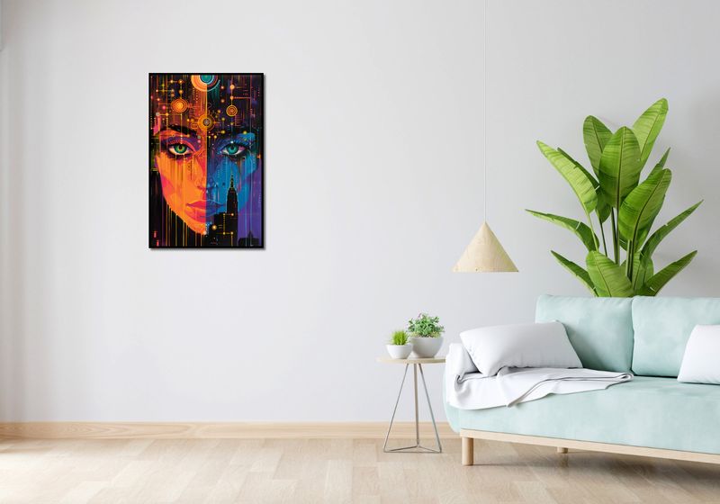 Plakat 53x81cm Cyfrowa Psyche zdjęcie 4