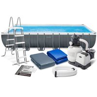 Basen ogrodowy stelażowy 732 x 366 x 132 cm 9w1 INTEX 26364 Basen ogrodowy stelażowy 732 x 366 x 132 cm 9w1 INTEX 26364