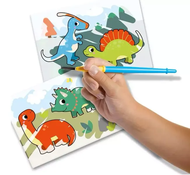 Malowanie wodą Dinusie zdjęcie 2