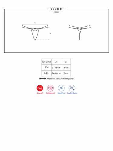 Bielizna 838 THO 3 stringi L/XL na Arena.pl