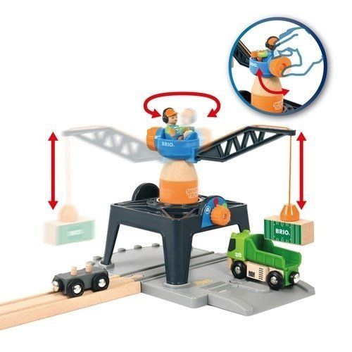 BRIO World Smart Tech Dźwig Kontenerowy na Arena.pl