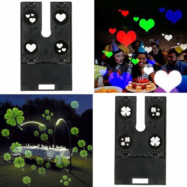 Projektor LASEROWY + świąteczny LED reflektor RZUTNIK 12 KART 6W 48 WZORÓW zdjęcie 14