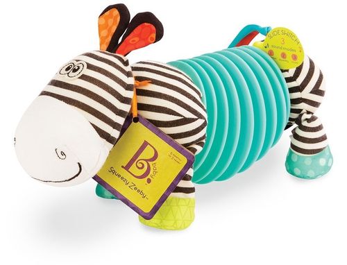 ZEBRA pluszowy akordeon instrument Squeezy B.TOYS na Arena.pl