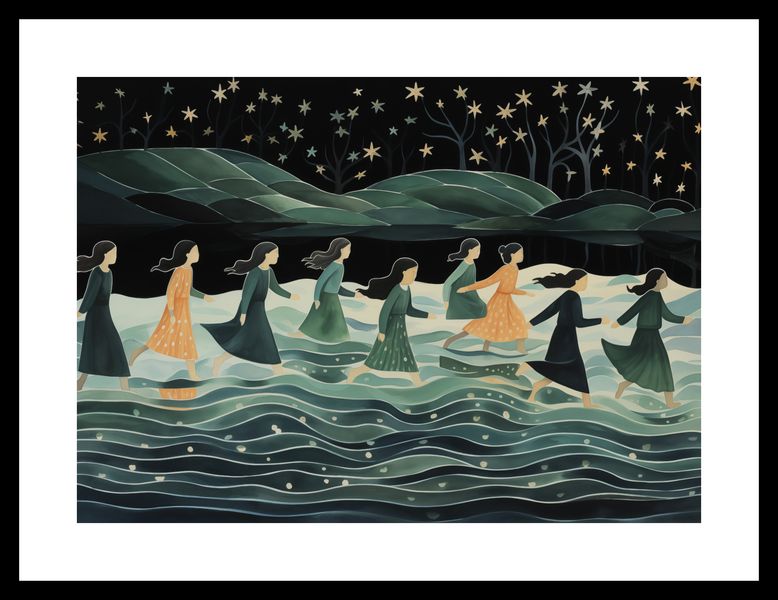 Plakat 35x25cm Nocna Procesja zdjęcie 3