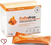 AURA HERBALS COLLADROP FORTE Kolagen Rybi Morski 10000 Koenzym Q10 30sasz