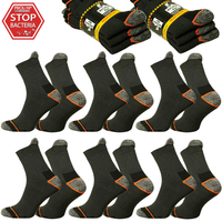 6x Skarpety robocze frotte ANTYBAKRERYJNE WORK Ag+ PL 43-46