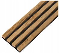 Lamele ścienne 10szt na FILCU 275x46 panel dekoracyjny dąb naturalny, wotan