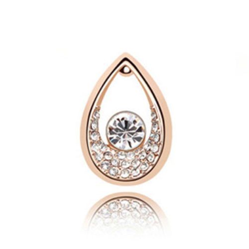 KOMPLET SWAROVSKI ELEMENTS ŁEZKI BIAŁE VA62 na Arena.pl