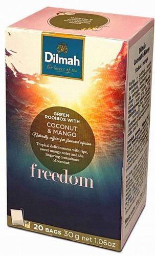 Herbata w torebkach Dilmah kokos i mango 40szt na Arena.pl