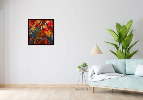 Plakat 60x60cm Kolorowe Ary na Arena.pl