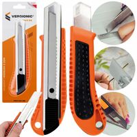 10x NÓŻ NOŻYK DO TAPET ALUMINIOWY Z OSTRZEM ŁAMANYM UNIWERSALNY 18MM