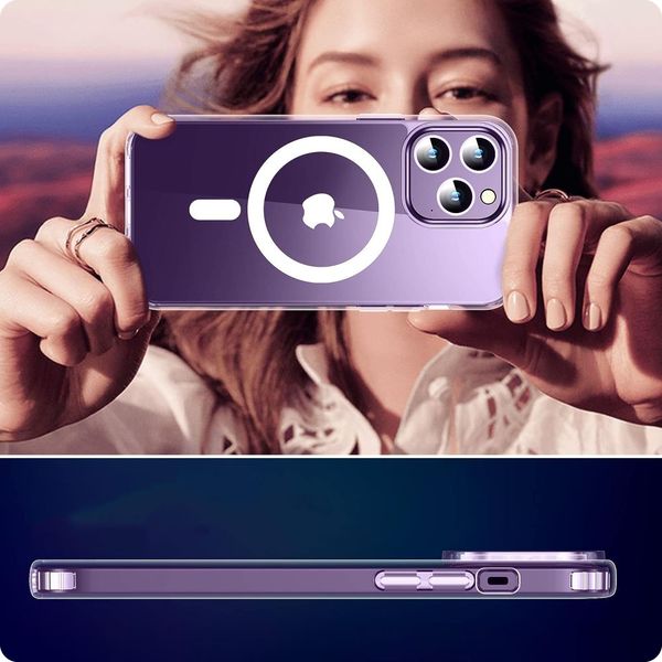 TECH-PROTECT FLEXAIR HYBRID MAGSAFE IPHONE 15 PRO CLEAR zdjęcie 2