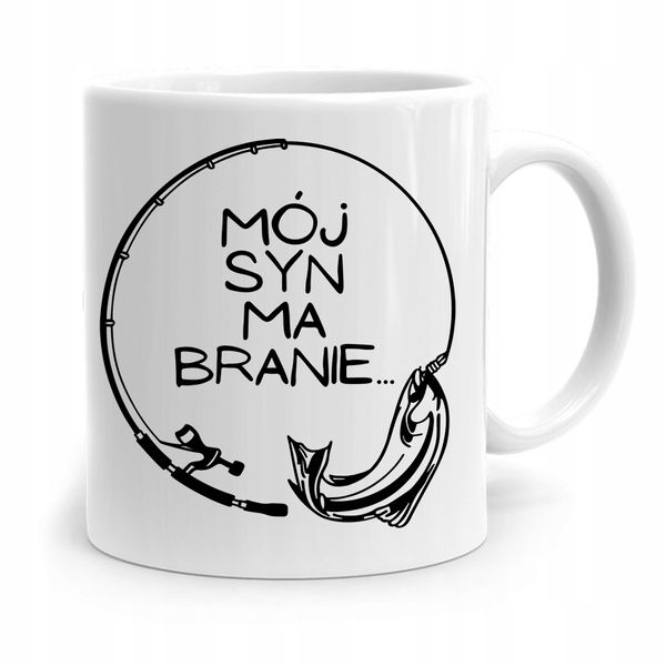 Kubek Prezent Dla Syna Dziecka Mój Syn Ma Branie Z Nadrukiem Ze Zdjęciem zdjęcie 1