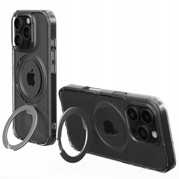 Spacecase Ring Pro Mag Iphone 16 Pro Clear zdjęcie 6