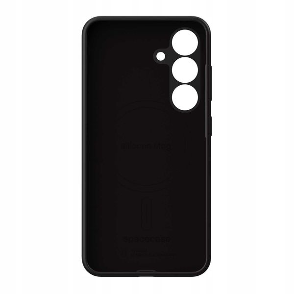 Spacecase Silicone Mag Galaxy S25 Black zdjęcie 9