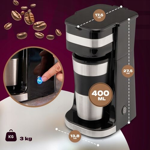 Ekspres przelewowy Mała Kawiarka do kawy Przenośny z Kubkiem Termicznym na Arena.pl