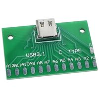 Adapter gniazda USB typ C 3.1 na PCB do lutowania