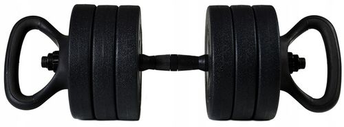 ZESTAW 4w1 HANTLE 2X20KG KETTLE UCHWYTY DO POMPEK na Arena.pl